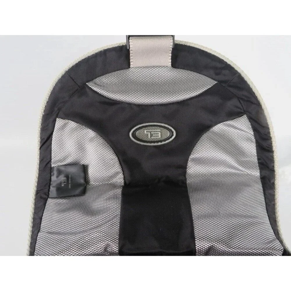 Tumi T3 Computer Laptop Silver Gray Backpack 6480ALU